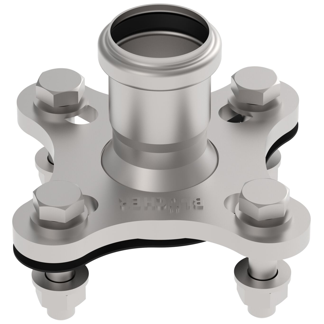 Product Image of an adaptor from the series Adaptor-flange-universal.