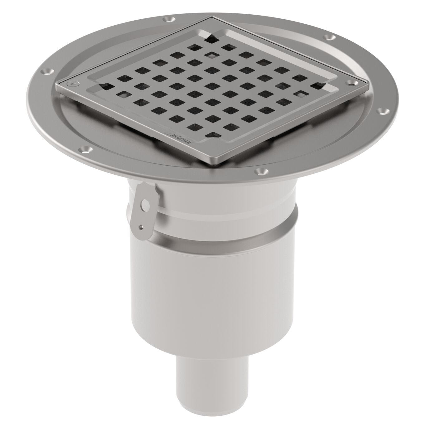 ADJUSTABLE SHOWER DRAIN SQUARE - (360.300.050 S)