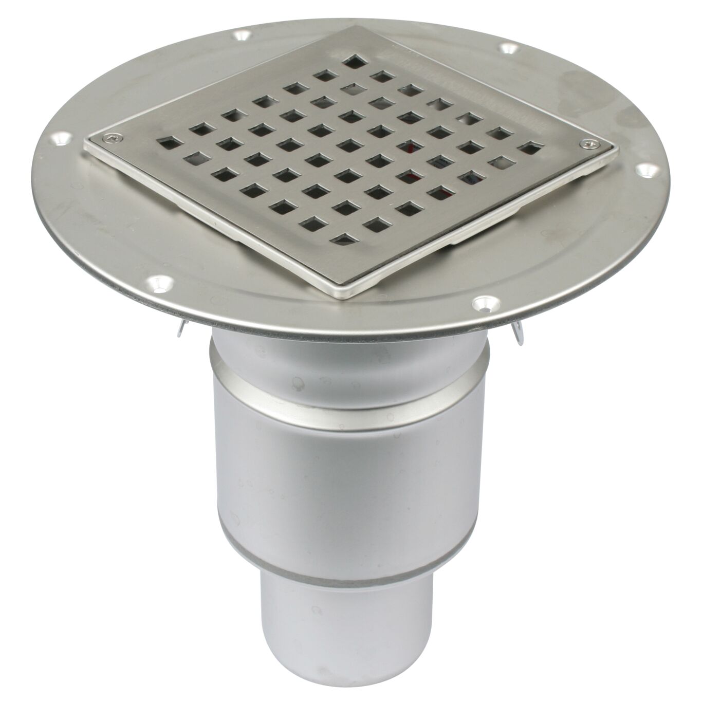 ADJUSTABLE SHOWER DRAIN SQUARE - (360.300.075) - BLÜCHER