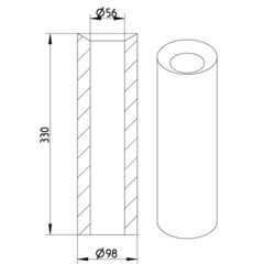 Line Drawing - Isolation-heating cable