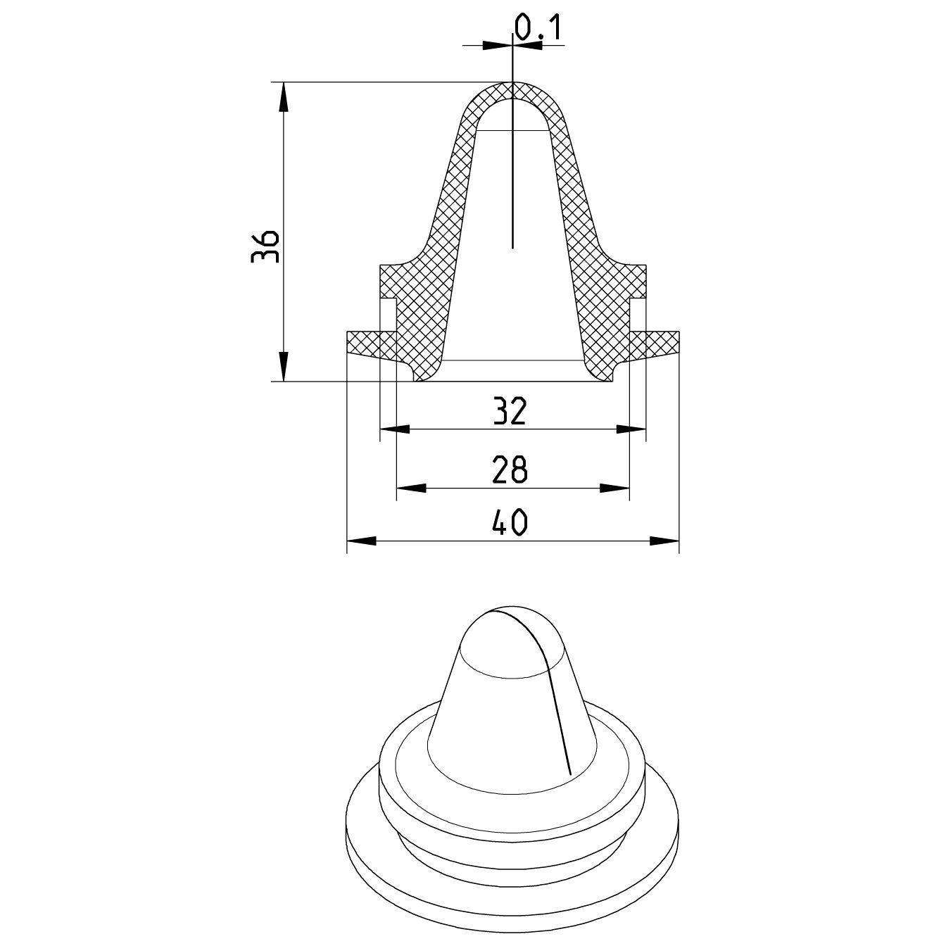 Line Drawing - Marine-ball and valve