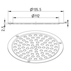 Line Drawing - Spare parts-drain