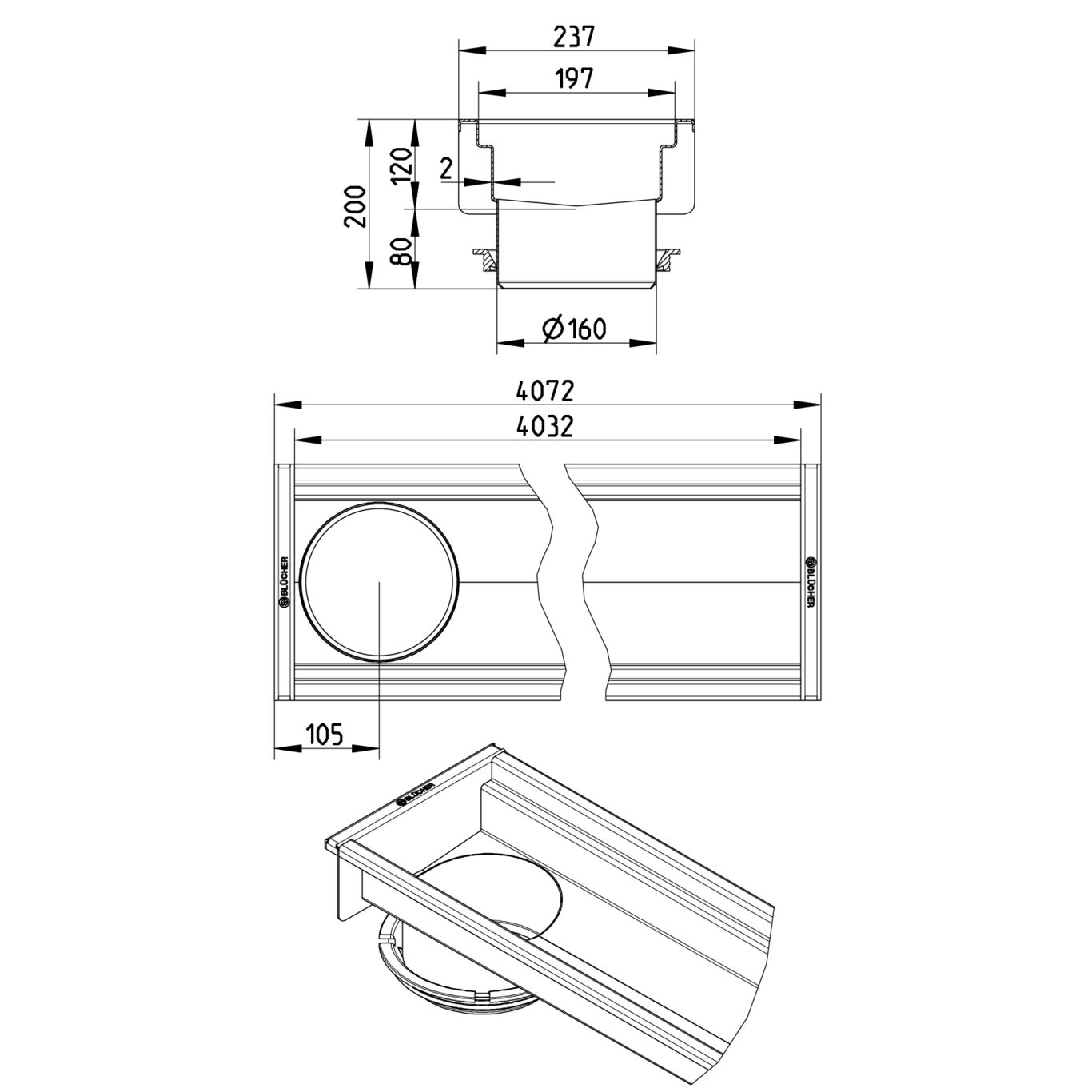 Line Drawing - Channel-No membrane