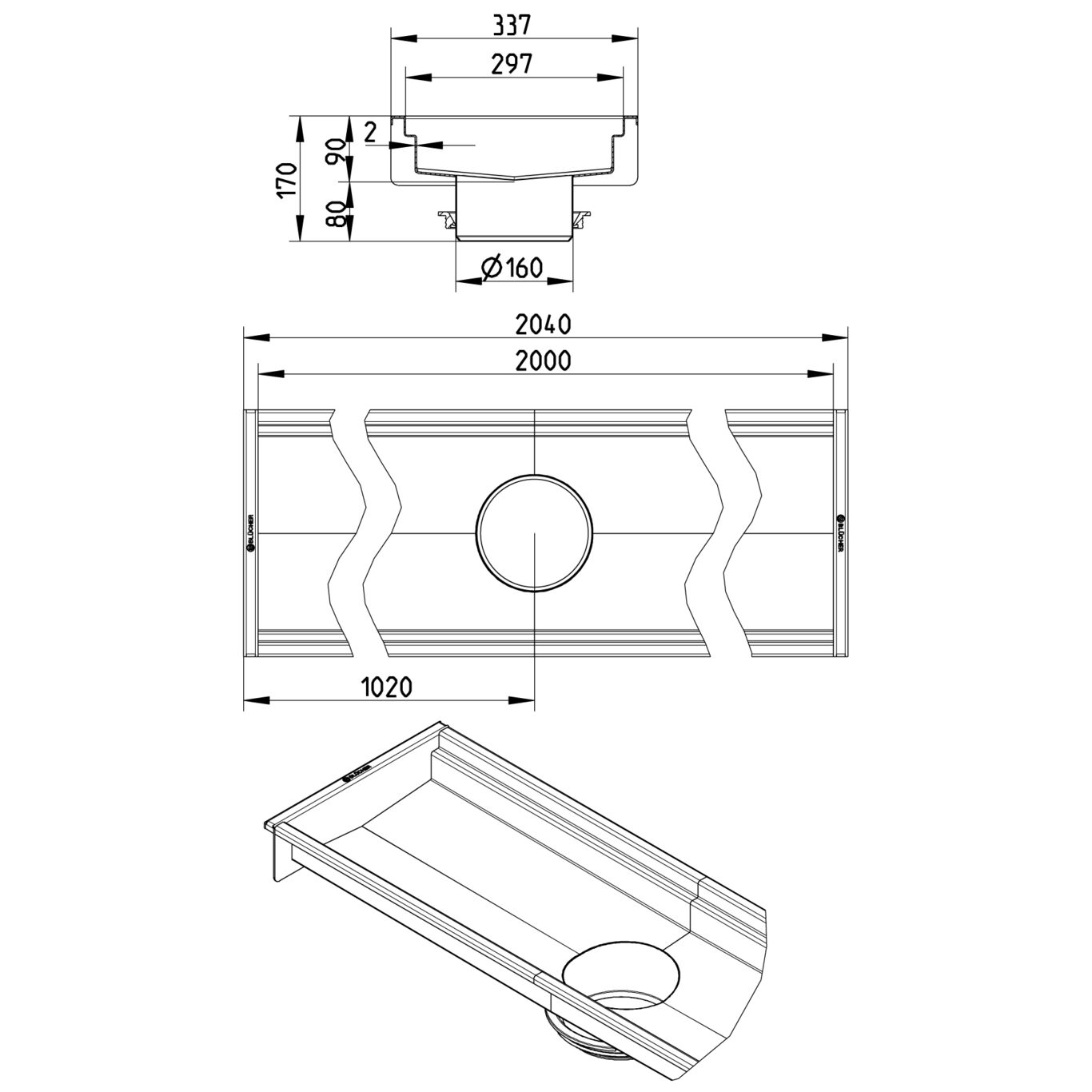 Line Drawing - Channel-No membrane