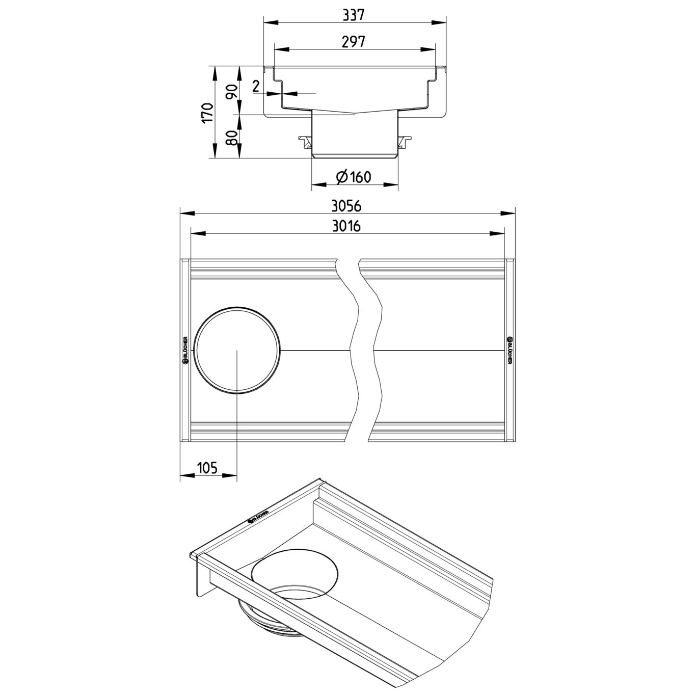 Line Drawing - Channel-No membrane