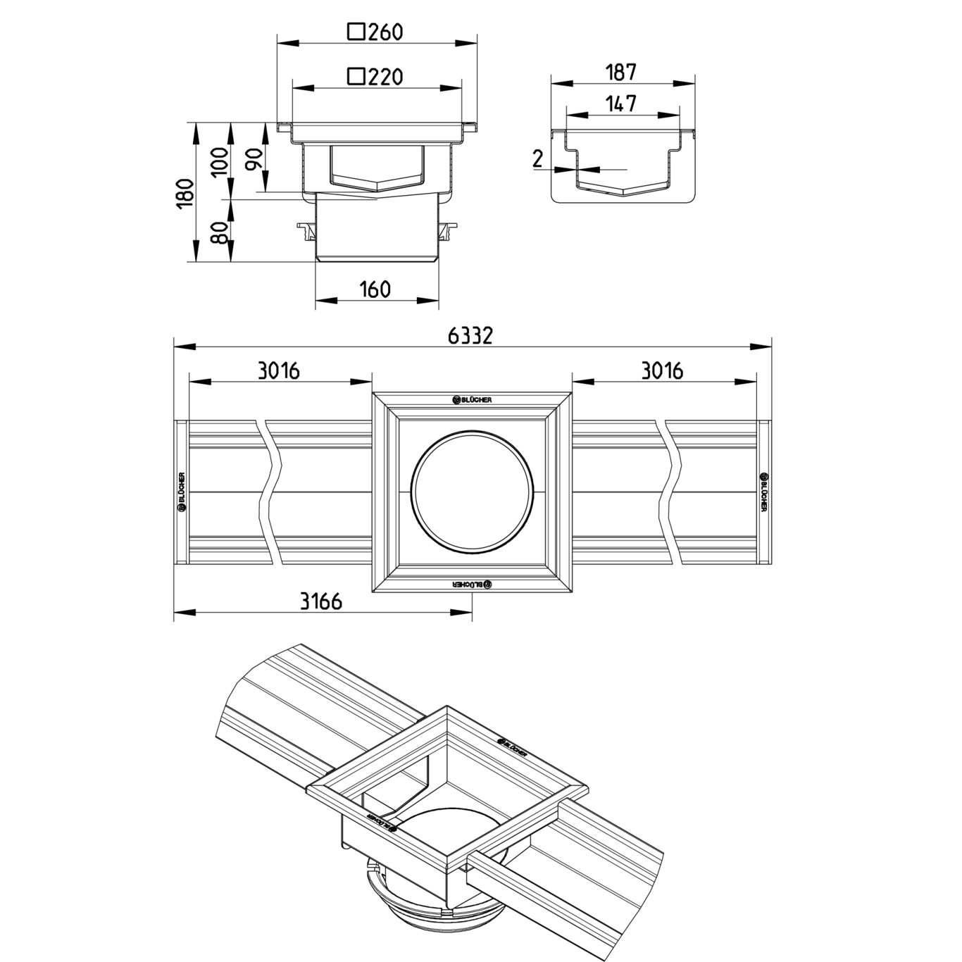 Line Drawing - Channel-No membrane