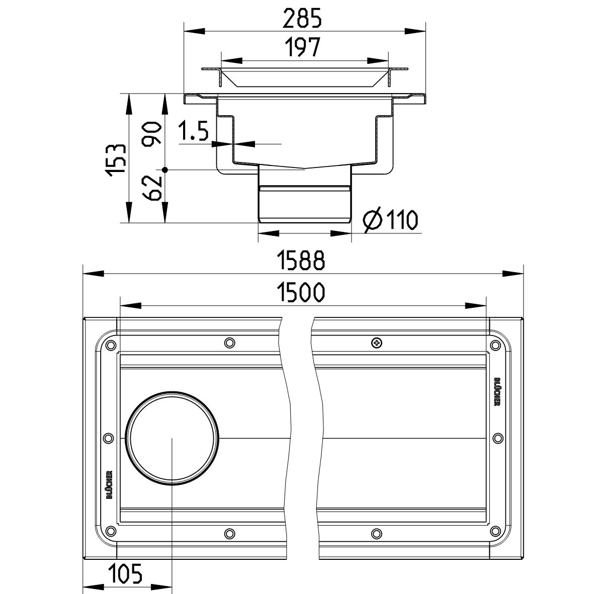 Line Drawing - Channel-Vinyl