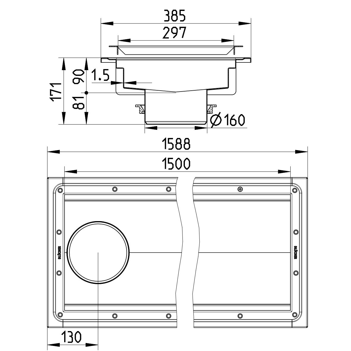 Line Drawing - Channel-Vinyl