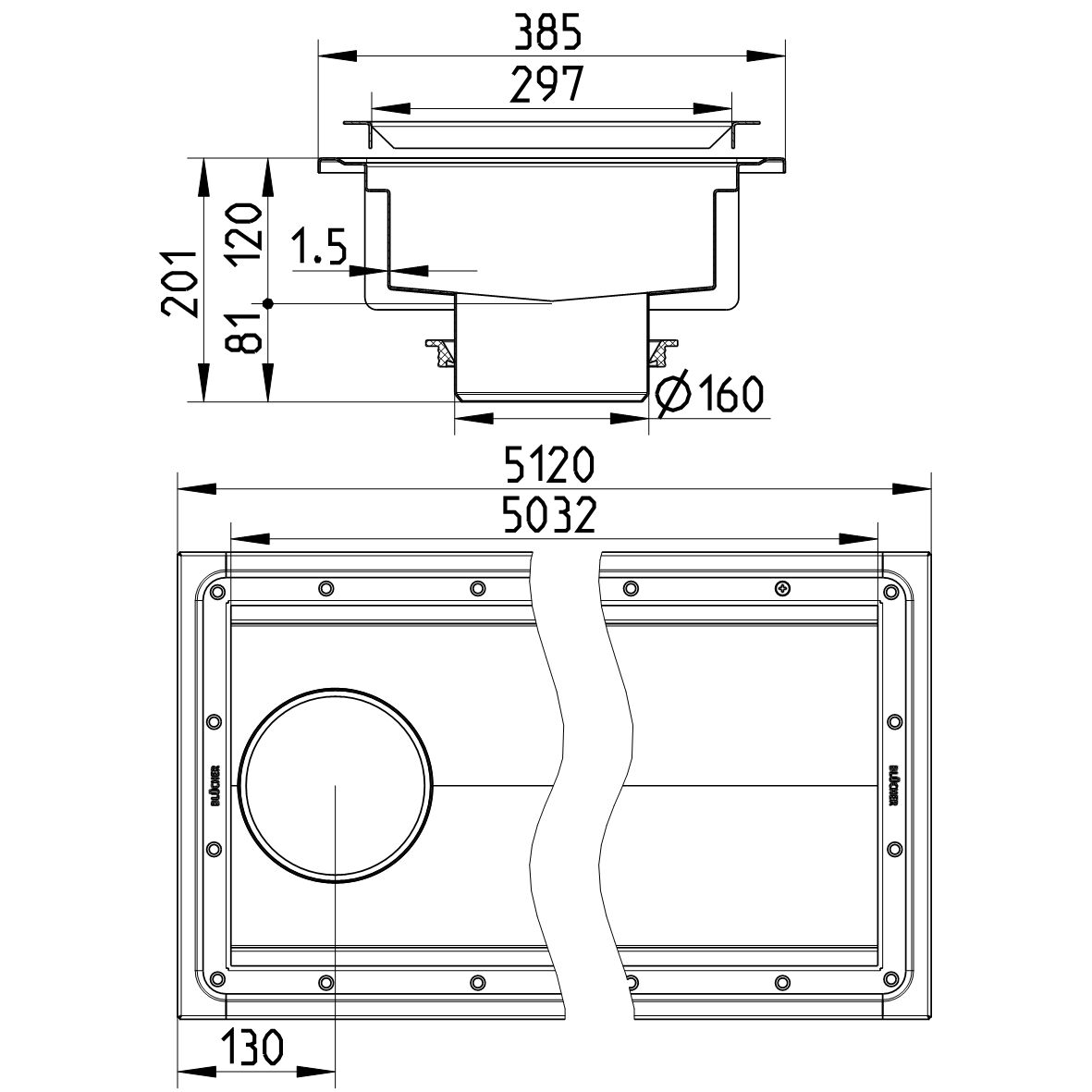 Line Drawing - Channel-Vinyl