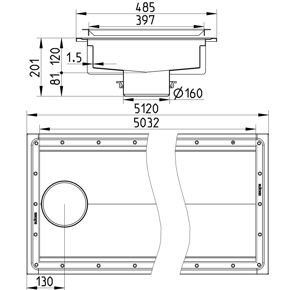 Line Drawing - Channel-Vinyl