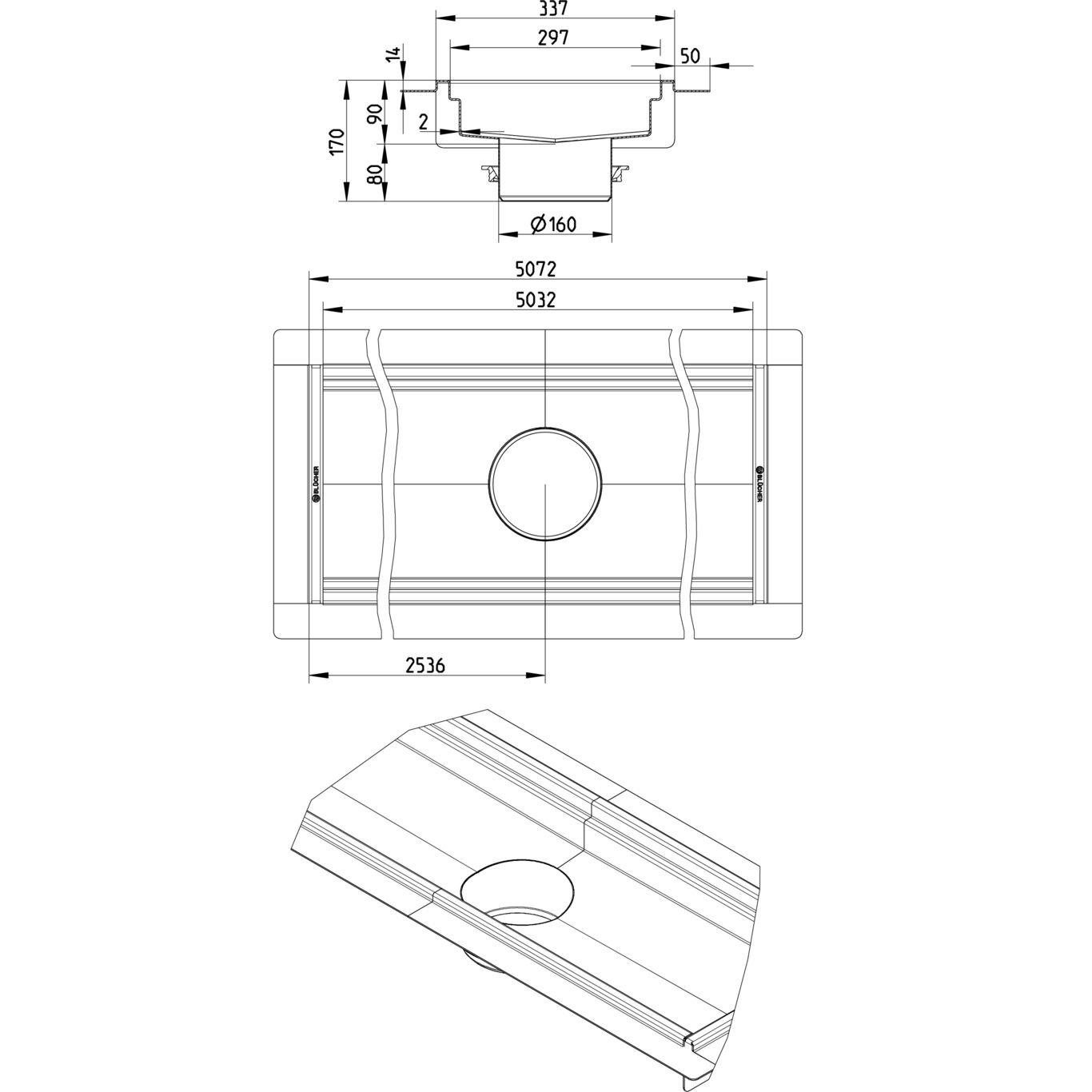 Line Drawing - Channel-Liquid membrane