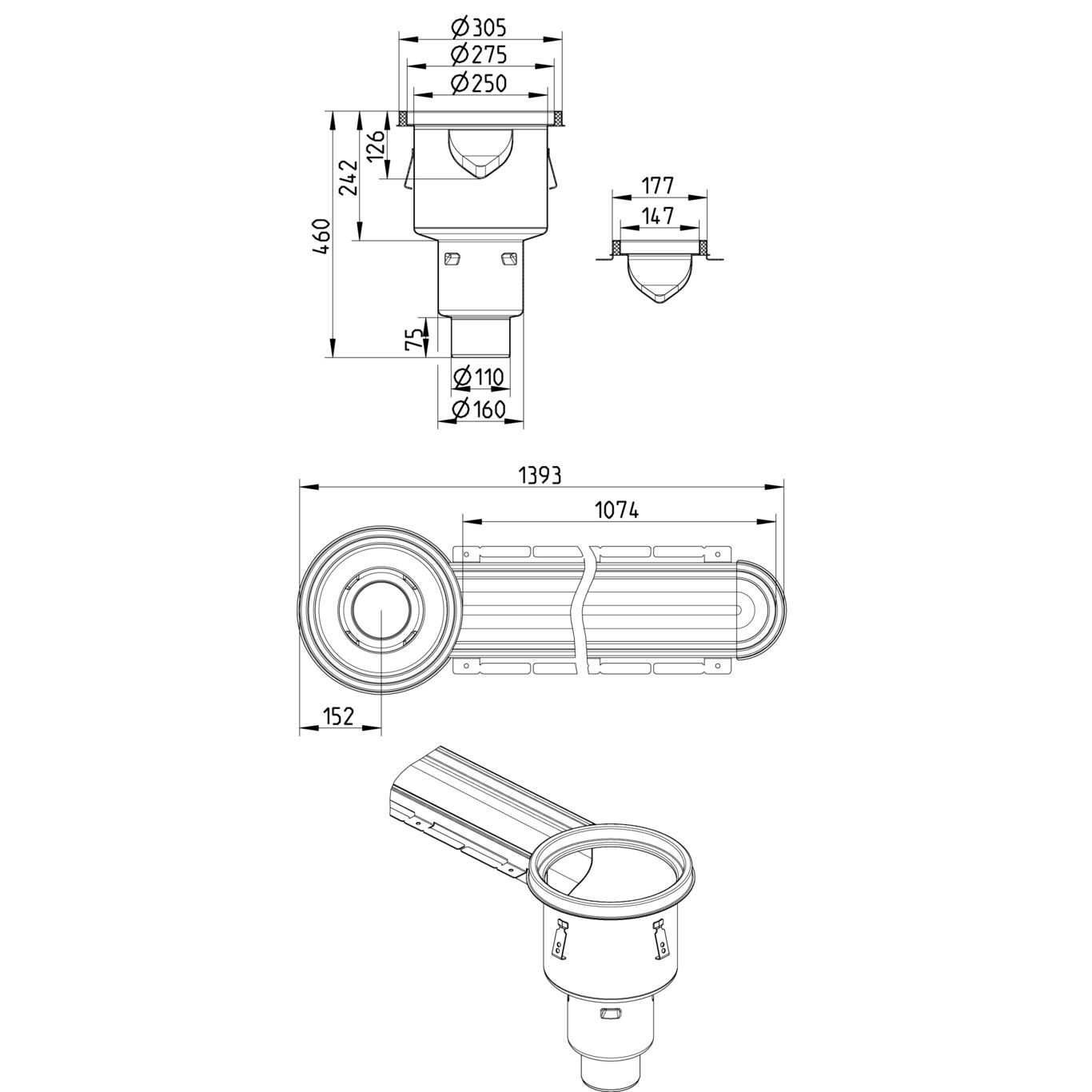 Line Drawing - Channel-No membrane