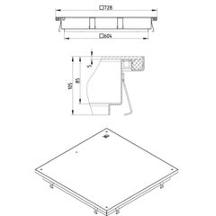 Line Drawing - Access cover-Plate