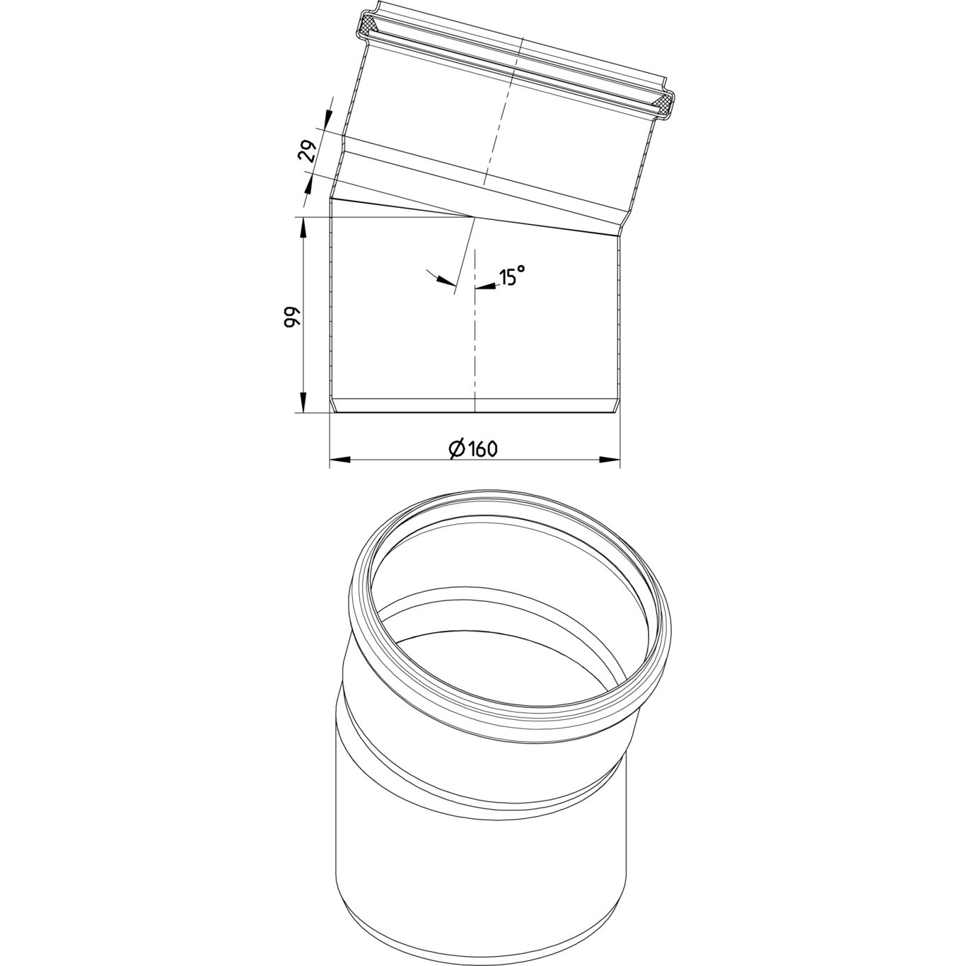 Line Drawing - Bend-15