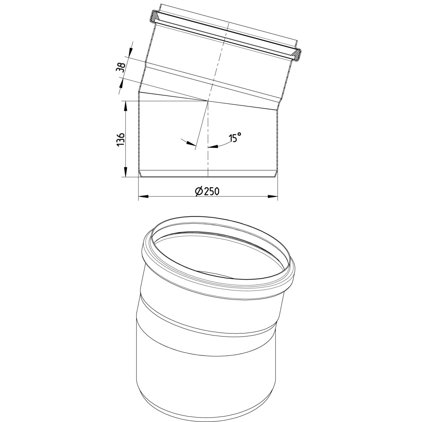 Line Drawing - Bend-15