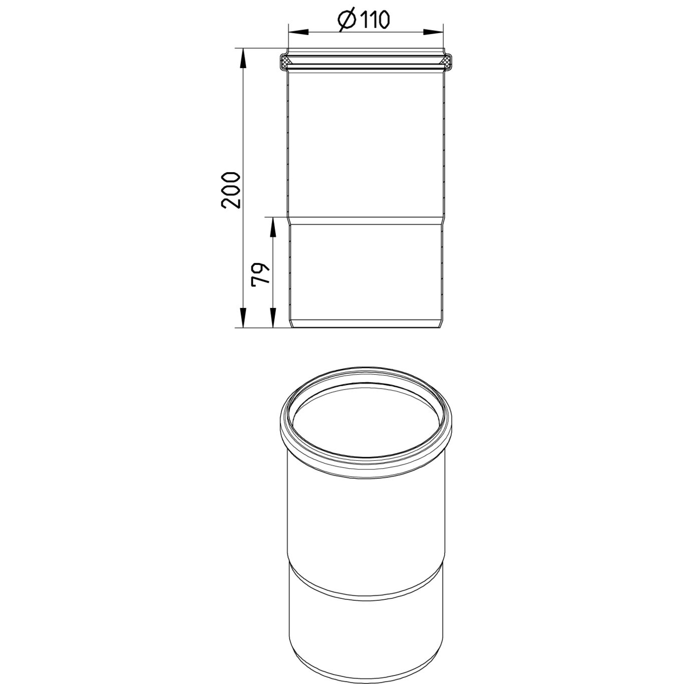 Line Drawing - Expansion socket