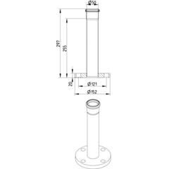 Line Drawing - Adaptor-flange-ANSI