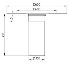 Line drawing of a lower part from the series Lower part-bitumen.