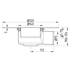 Line drawing of a lower part from the series Lower part-110.